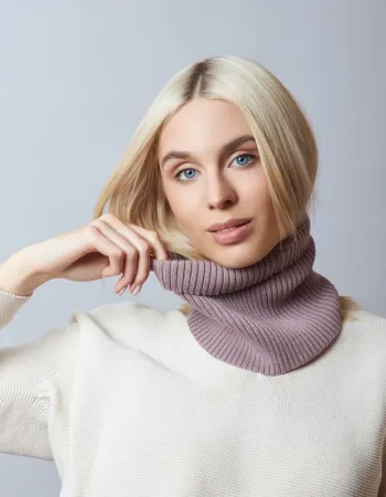  В'язаний шарф 05