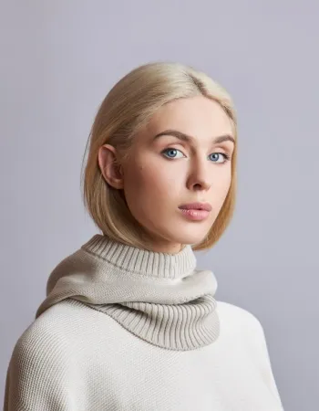 В'язаний шарф 06